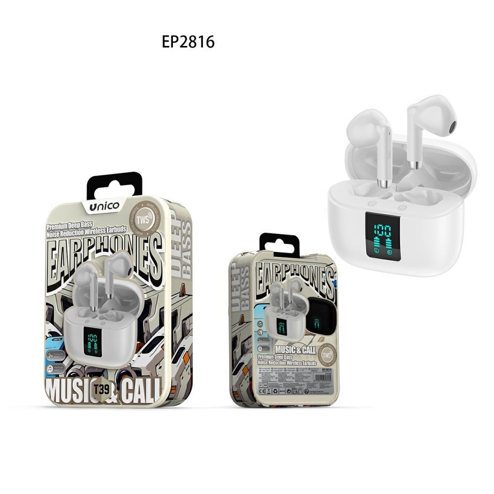 Auricolari Bluetooth - EP2816 BiancoUnico