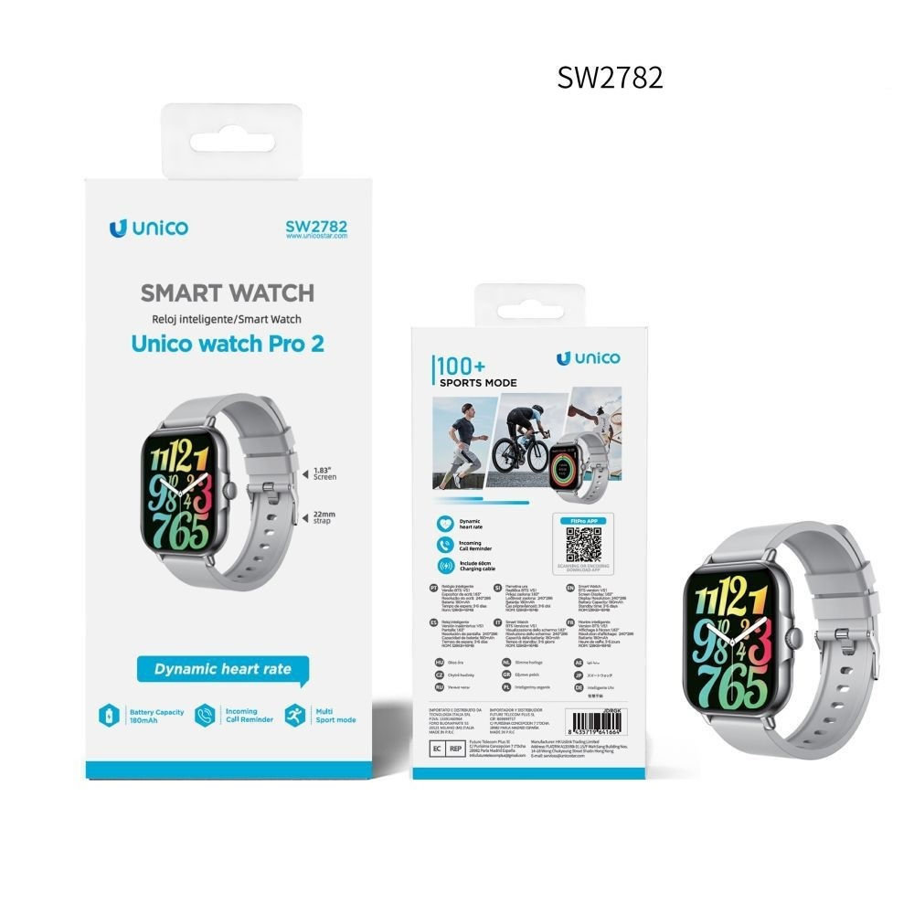 Smartwatch FitPro 2 (1,83") - SW2782 GrigioUnico