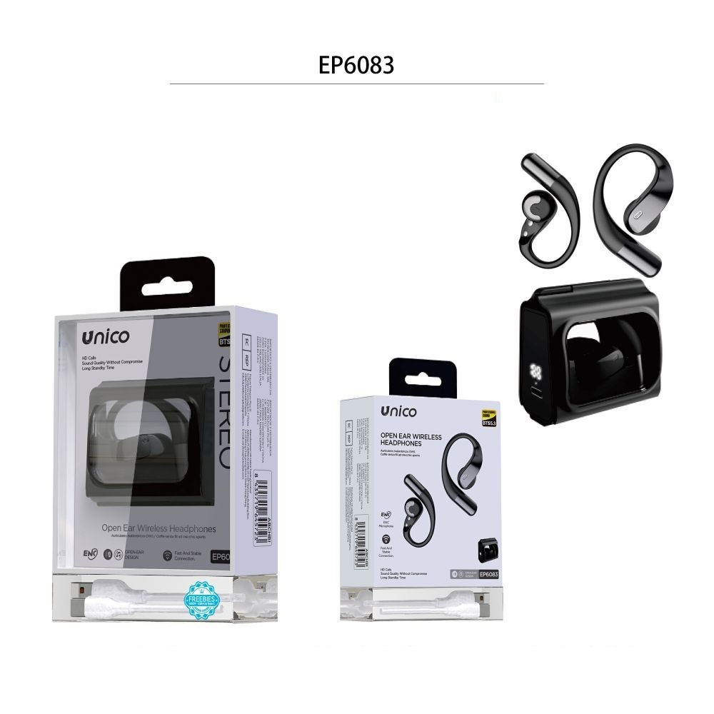 Auricolari Bluetooth OWS EP6083 - NeroUnico