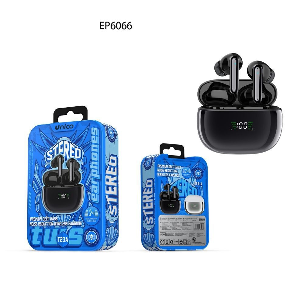 Auricolari Bluetooth - EP6066 NeroUnico