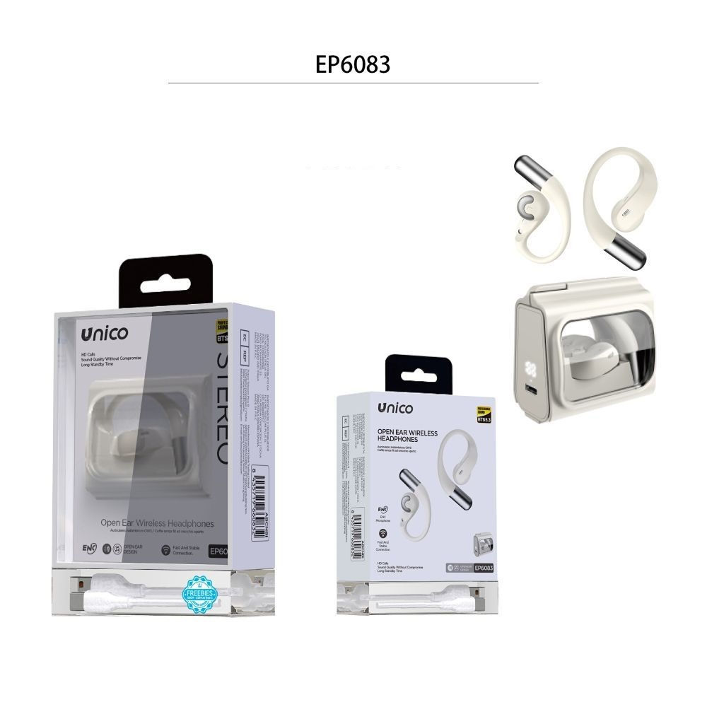 Auricolari Bluetooth OWS EP6083 - BiancoUnico