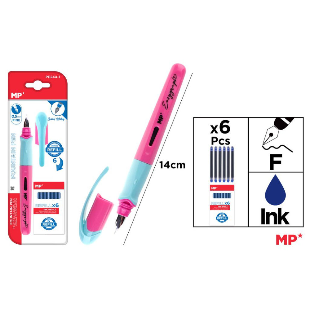 PENNE A SFERA LIQUIDA 0,5MM BLU MPMp