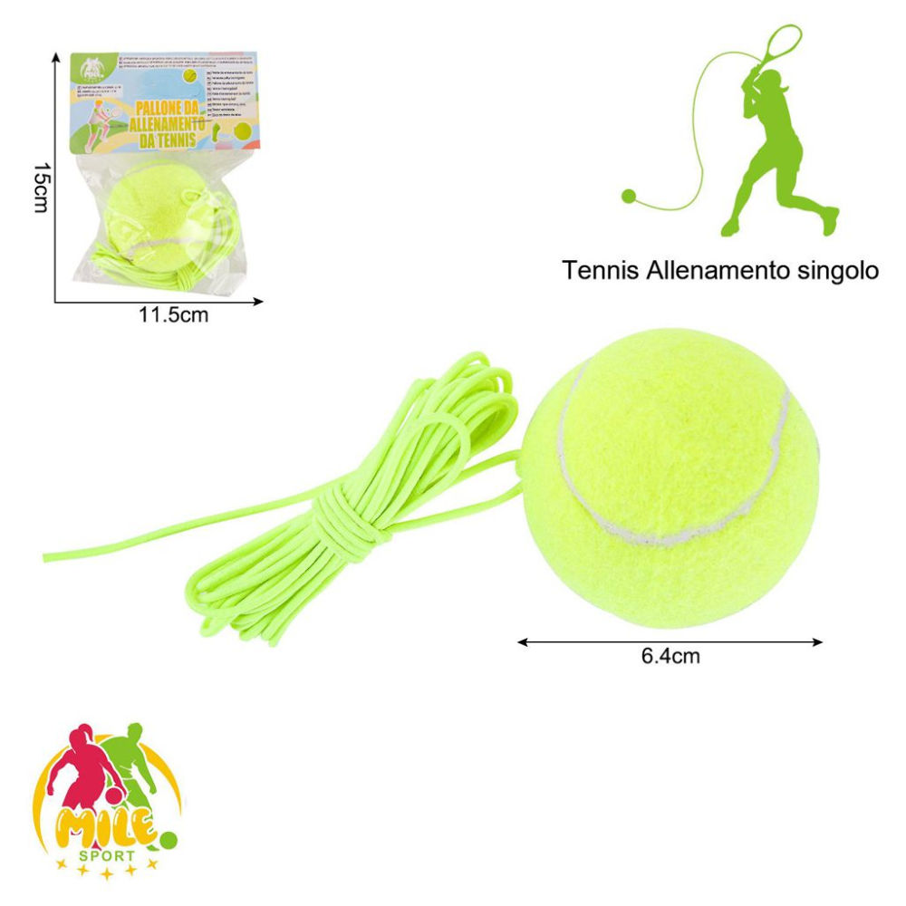 MSSP00073 PALLA DA ALLENAMENTO PER IL TENNIS F19Mile Star
