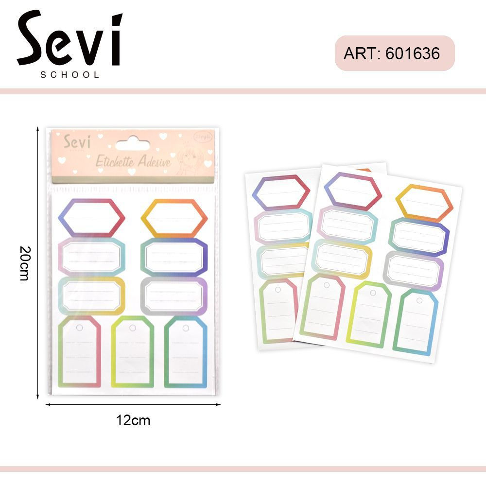 ETICHETTE ADESIVE - ASSORTITESevi
