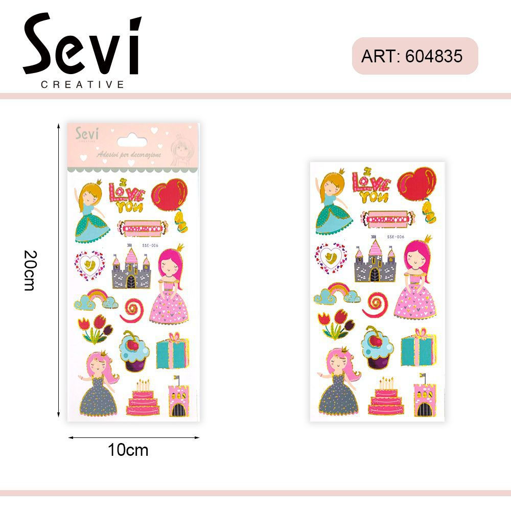 STICKERS - PRINCIPESSESevi