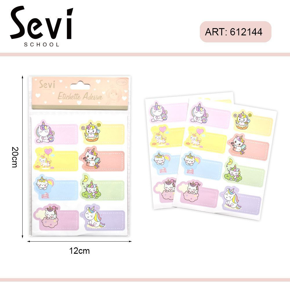 ETICHETTE ADESIVE - UNICORNSevi