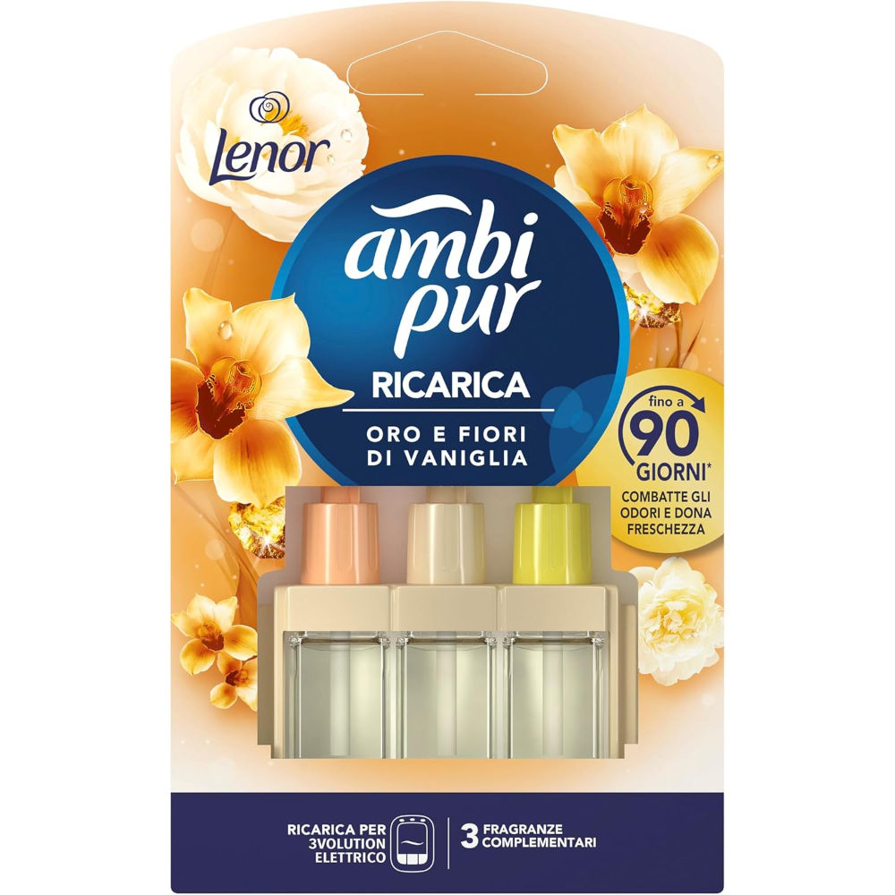 AMBIPUR RICARICA 3VOLUTION - LENOR ORO & VANIGLIAAmbipur