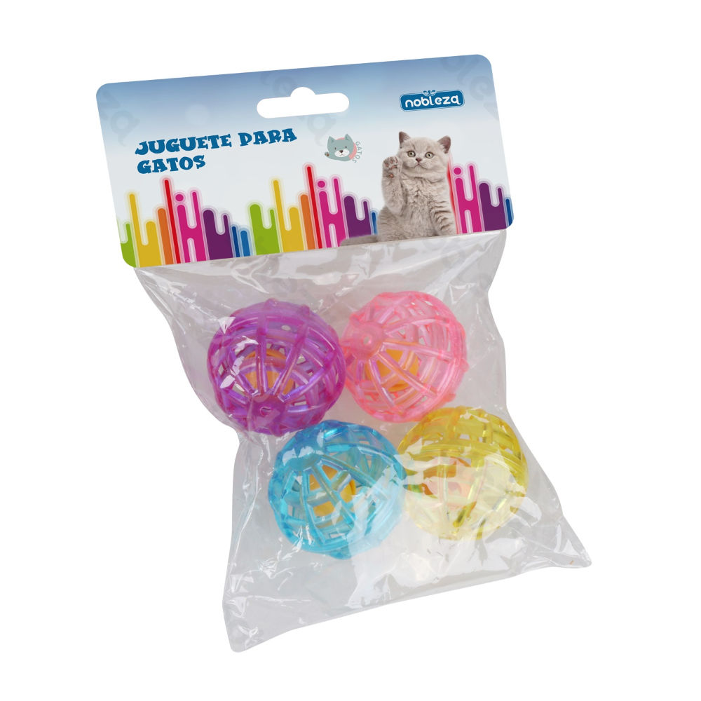 SET DI PALLINE SONORE PER GATTINobleza