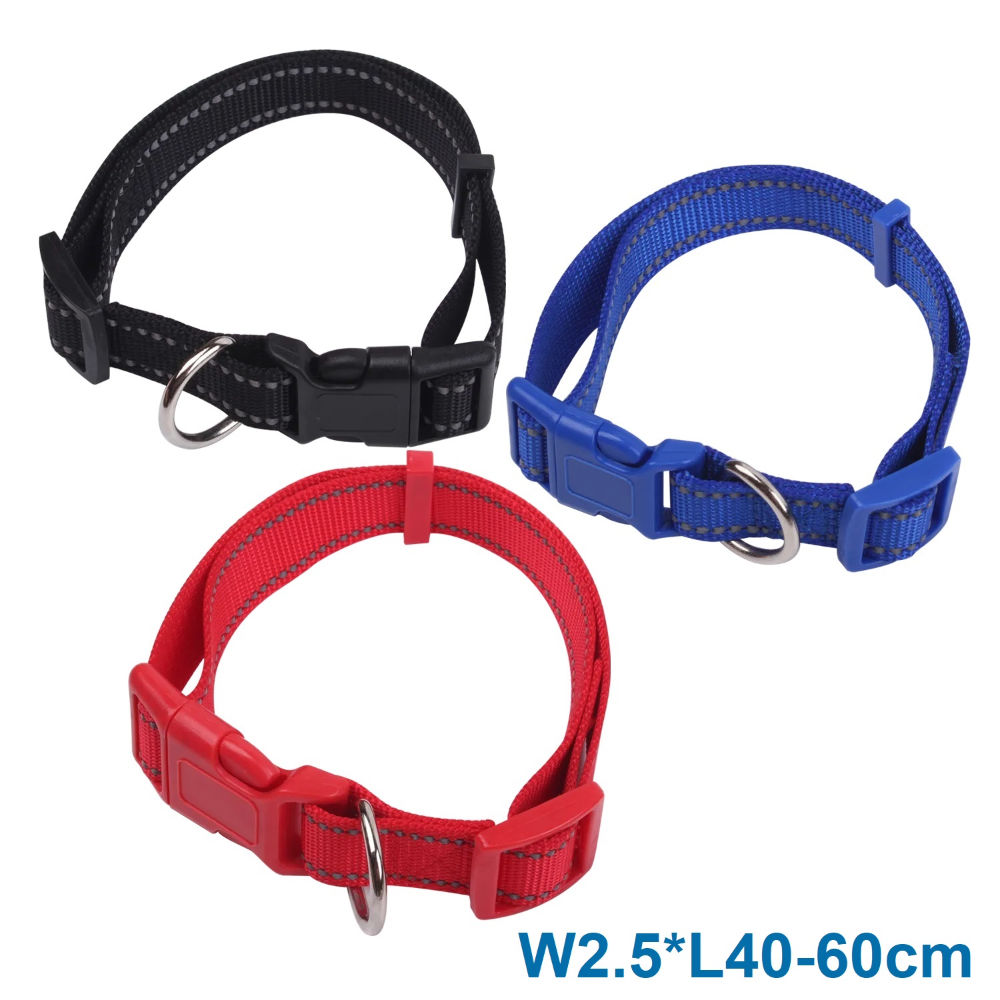 COLLARE A 2 STRISCE RIFLETTENTI - 40/60 - LNobleza