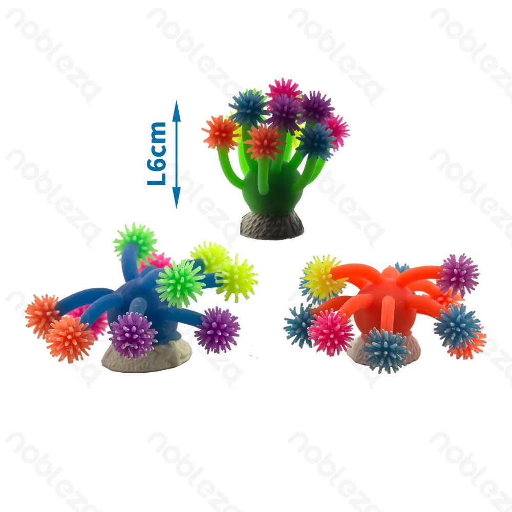 CORALLI COLORATI IN PLASTICA PER ACQUARINobleza