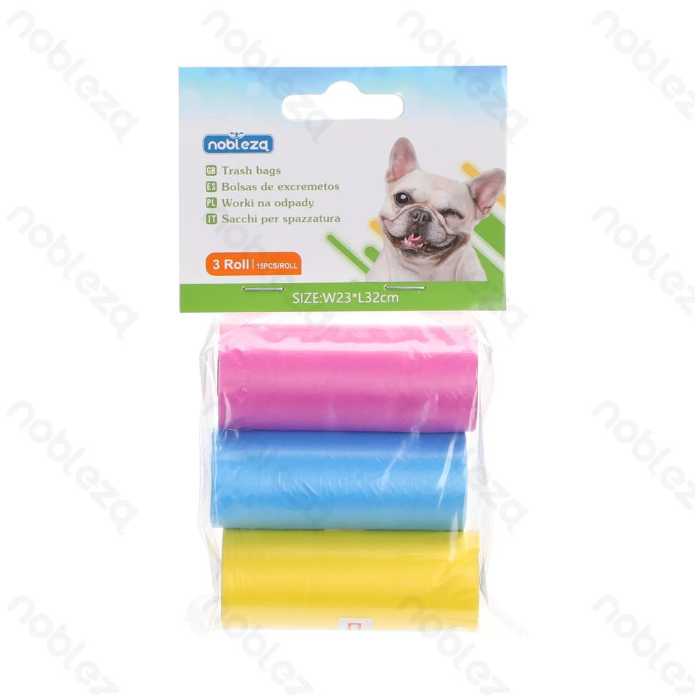 SACCHETTI IGIENICI PER CANI - COLORI MISTI - 45PZNobleza