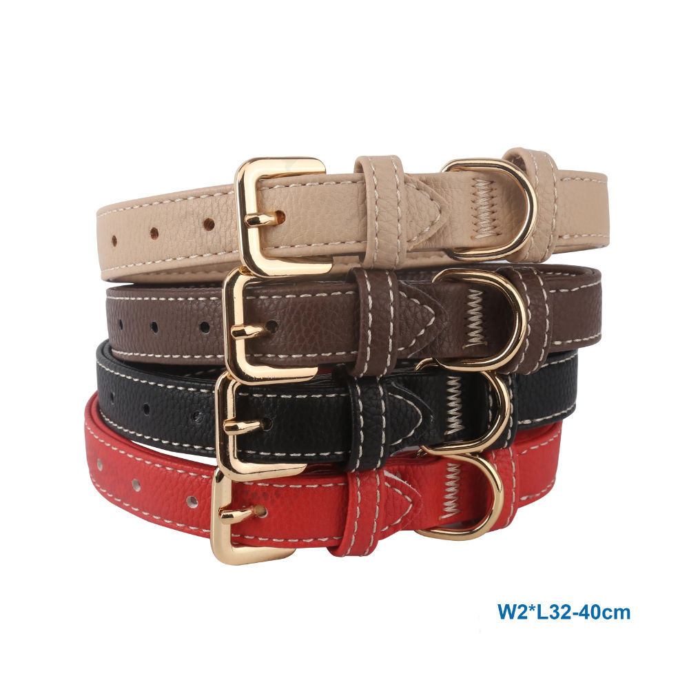 COLLARE IN PU CON FIBBIA - 32/40CM - MNobleza