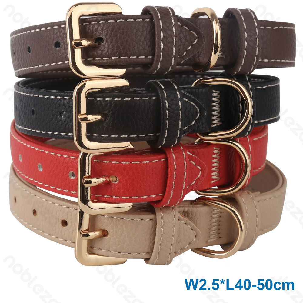 COLLARE IN PU CON FIBBIA - 40-50CM - LNobleza