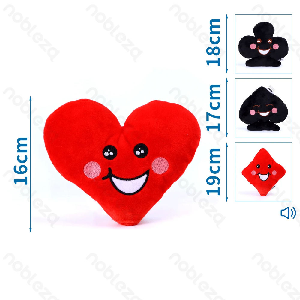 PELUCHE PER CANI - SEMI DI CARTE DA POKERNobleza
