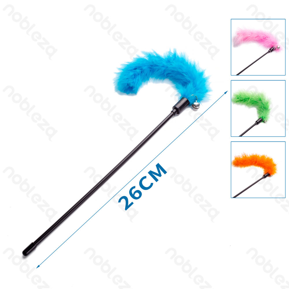 Bacchetta per Gatti con Piume - 26cmNobleza