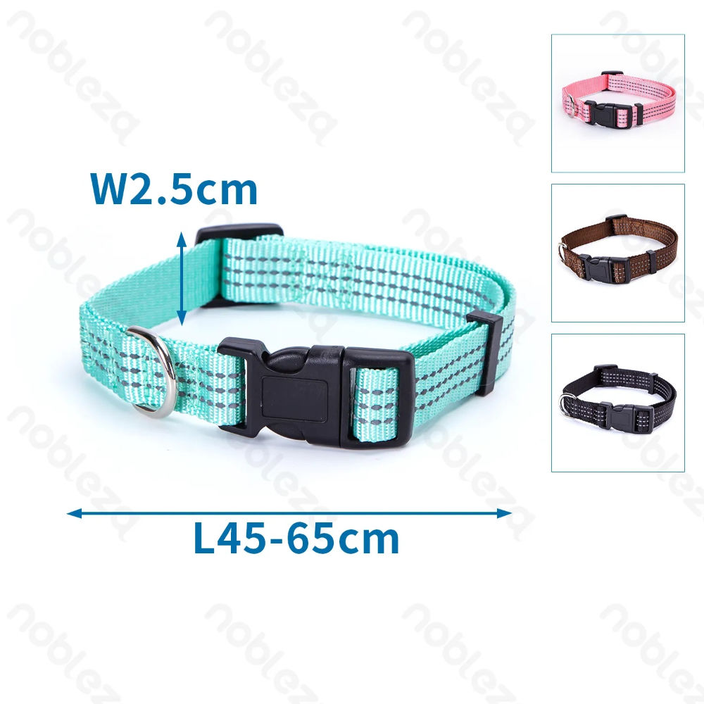 COLLARE A 3 STRISCE RIFLETTENTI - 45-65CM - XLNobleza