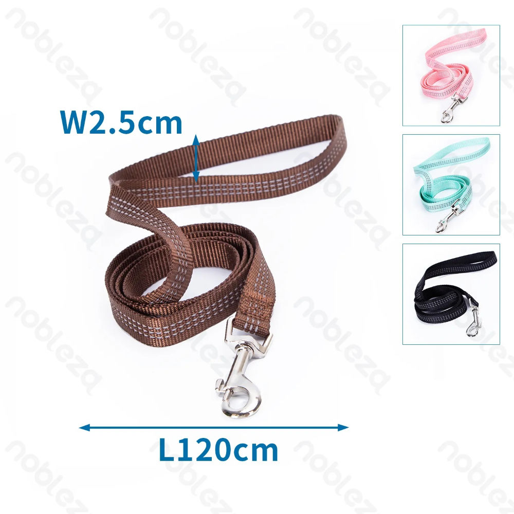 GUINZAGLIO STRISCE RIFLETTENTI 120CM - 25MM - XLNobleza