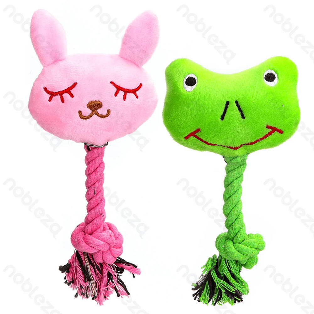 CORDA CON PELUCHE PER CANINobleza