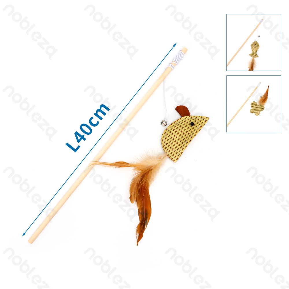 Bacchetta per Gatti con Erba Gatta - 40cmNobleza