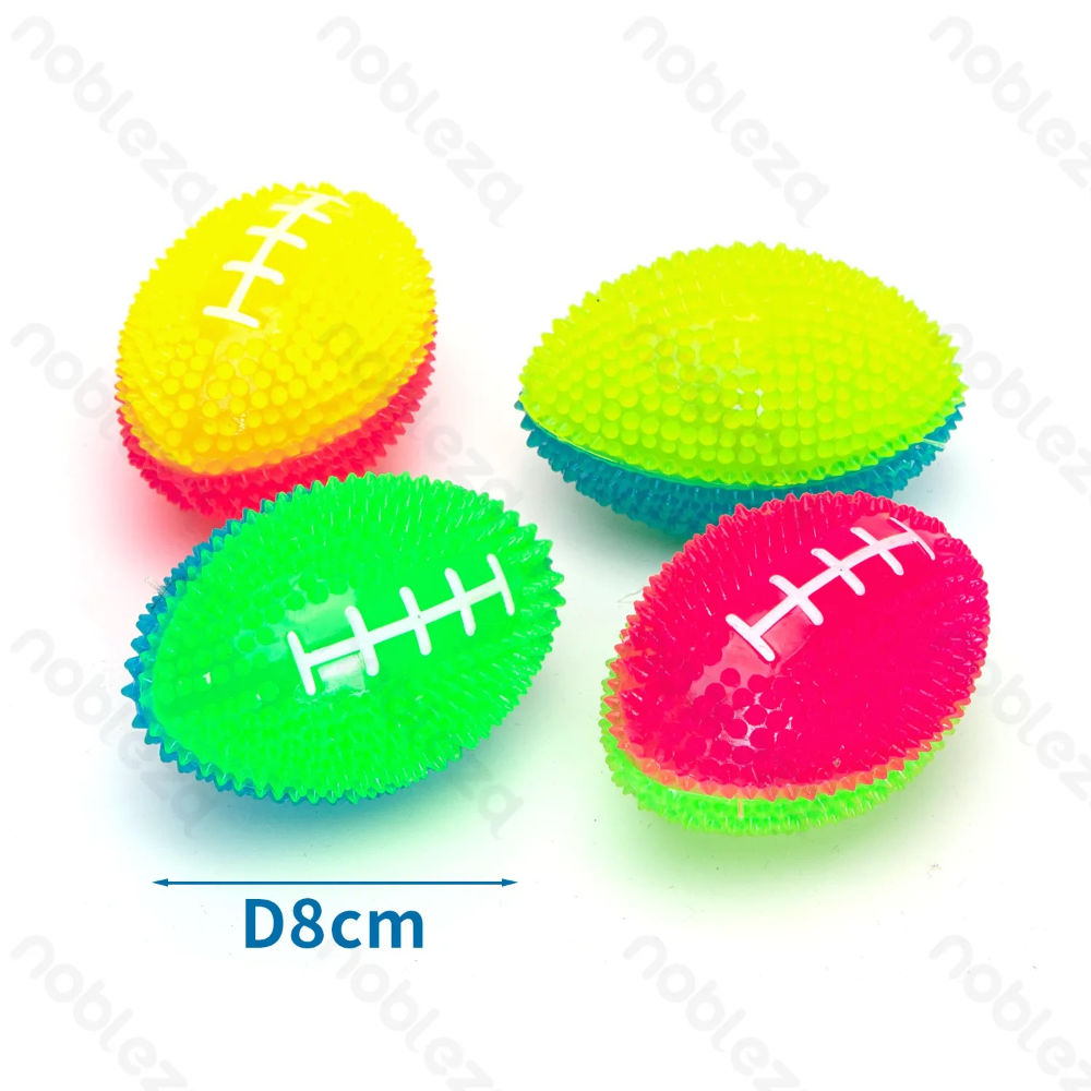 PALLINA DA RUGBY CON LUCI LED - GIOCO PER CANINobleza