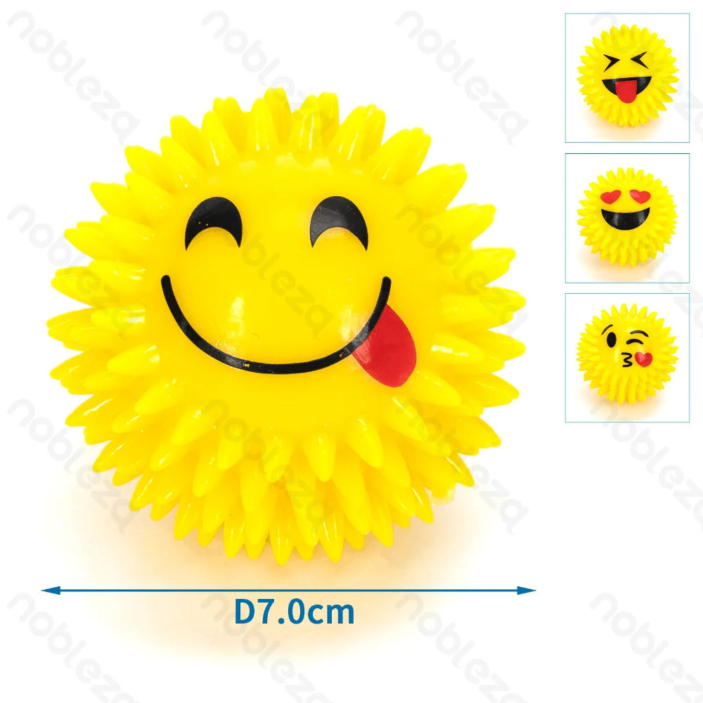 PALLINA EMOJI CON LUCI LED - GIOCO PER CANINobleza