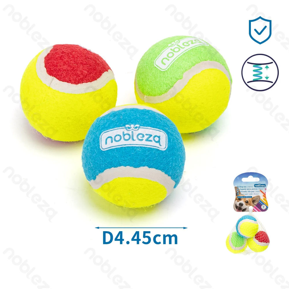 PALLINA DA TENNIS ALTA ELASTICITÀ PER CANI - 4,4CMNobleza