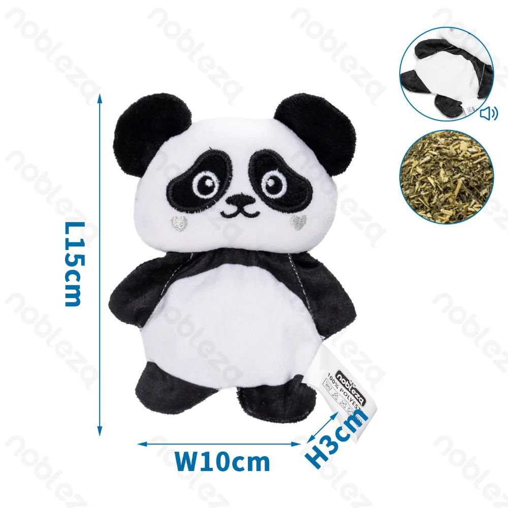PELUCHE CON ERBA GATTA -  PANDANobleza
