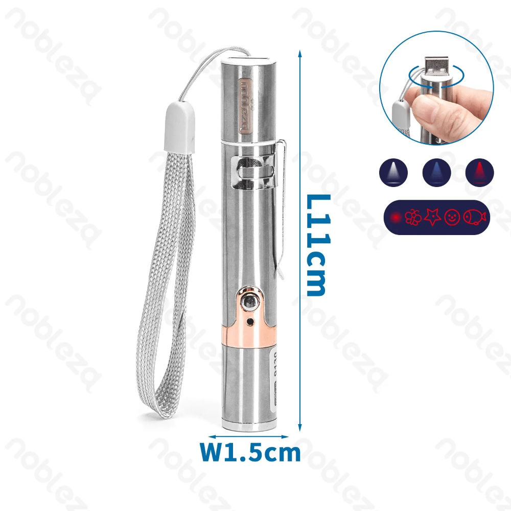 LASER PER GATTI - RICARICABILE - 11CMNobleza