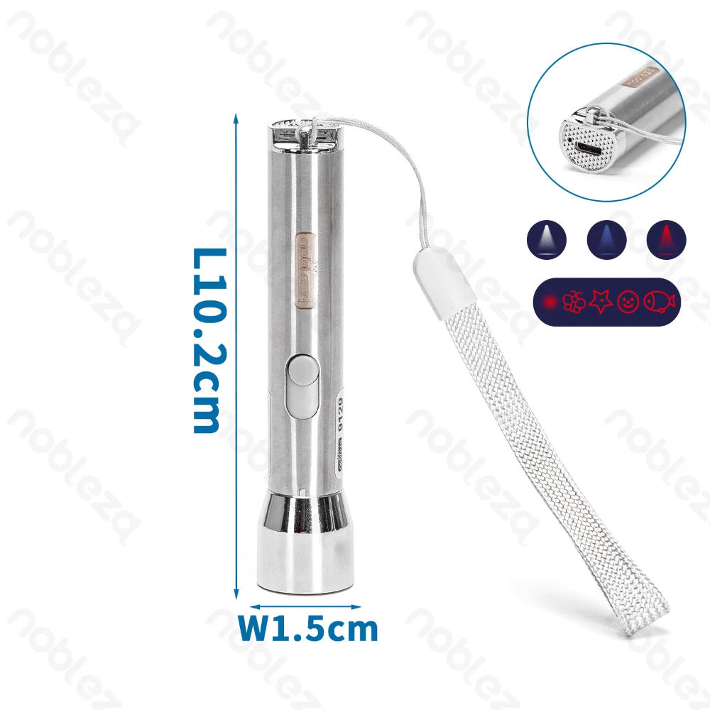 LASER PER GATTI - RICARICABILE - 10,2CMNobleza
