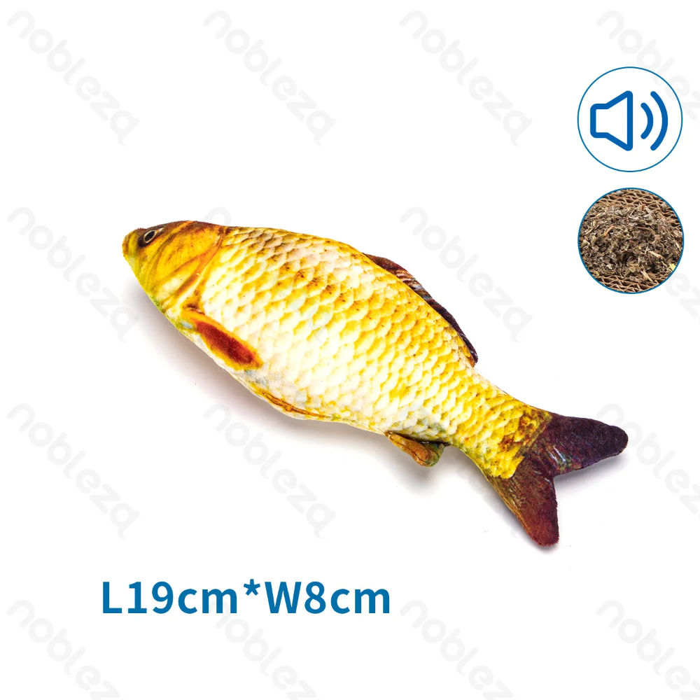 Gioco per Gatti - Pesce con Erba GattaNobleza
