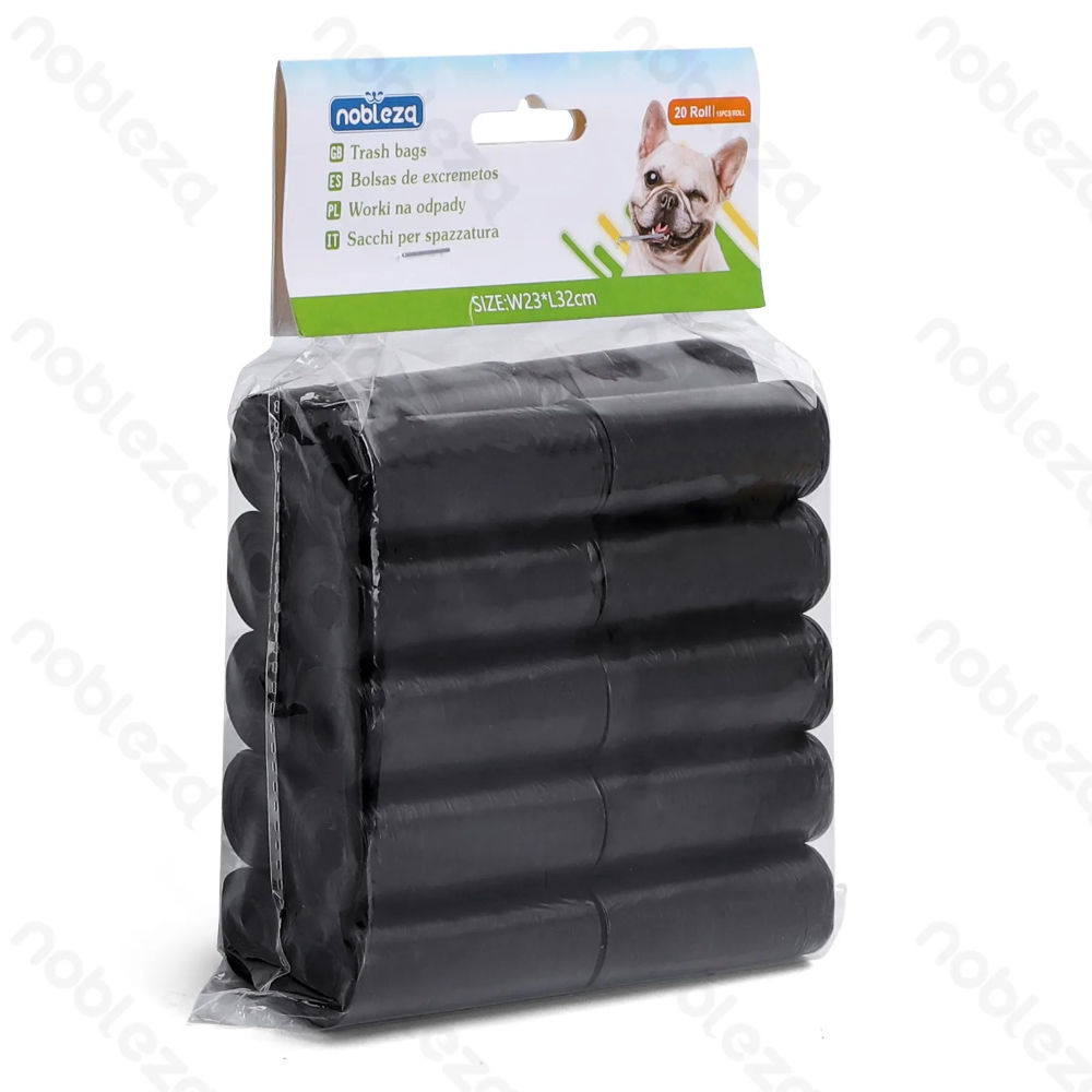 SACCHETTI IGIENICI PER CANI - NERO - 300PZNobleza
