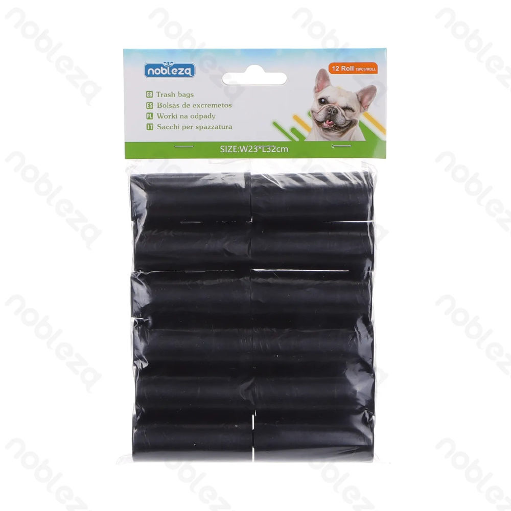 SACCHETTI IGIENICI PER CANI - NERO - 180PZNobleza