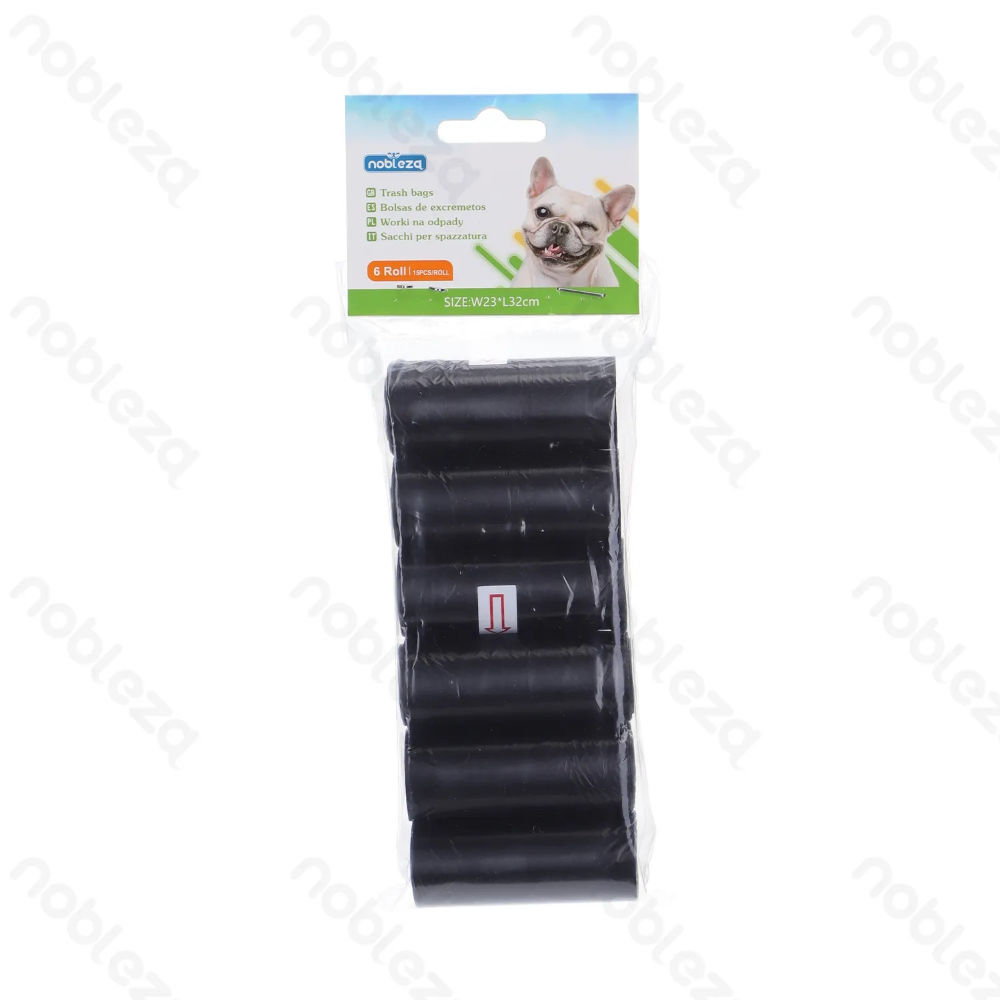 SACCHETTI IGIENICI PER CANI - NERO - 90PZNobleza