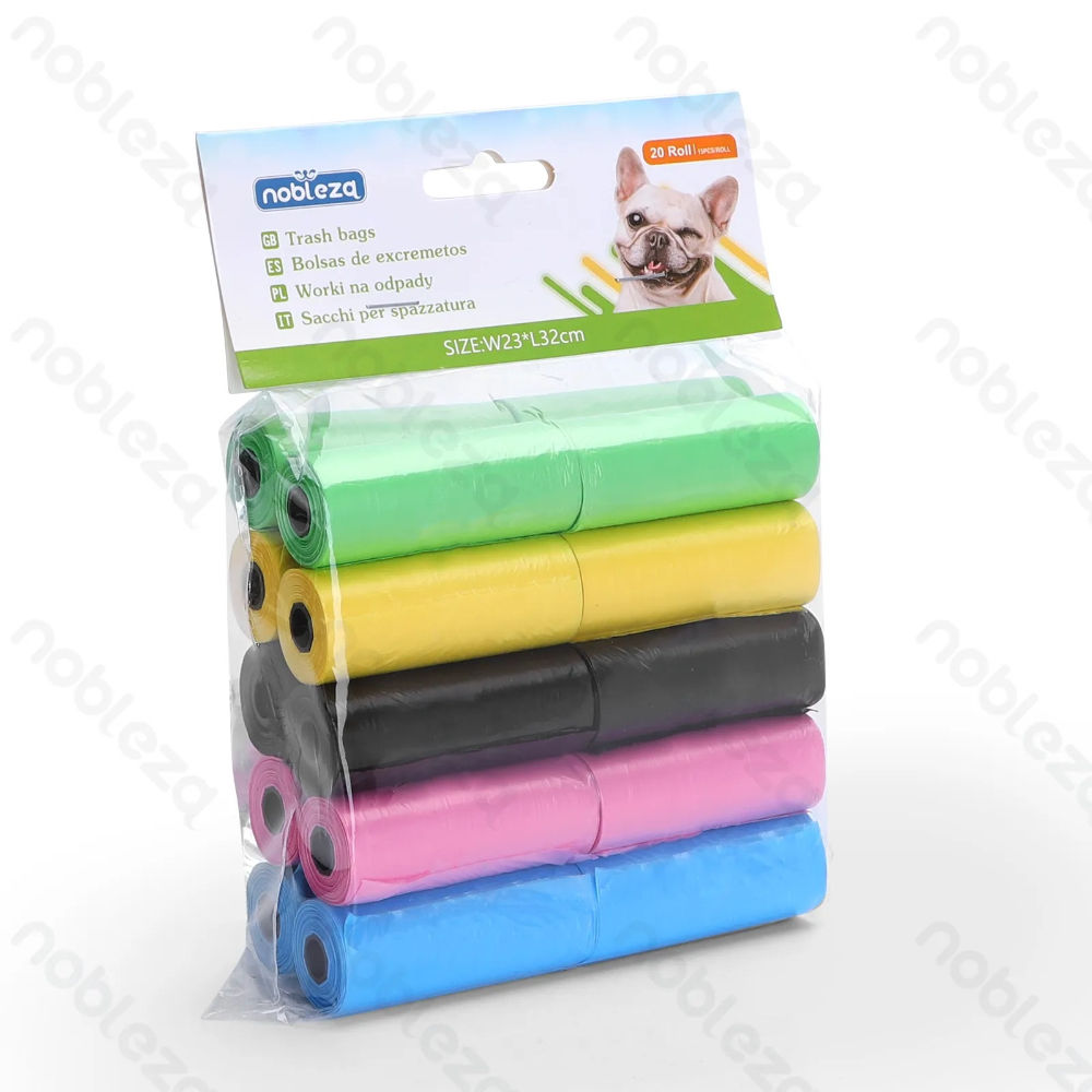 SACCHETTI IGIENICI PER CANI - COLORI MISTI - 300PZNobleza