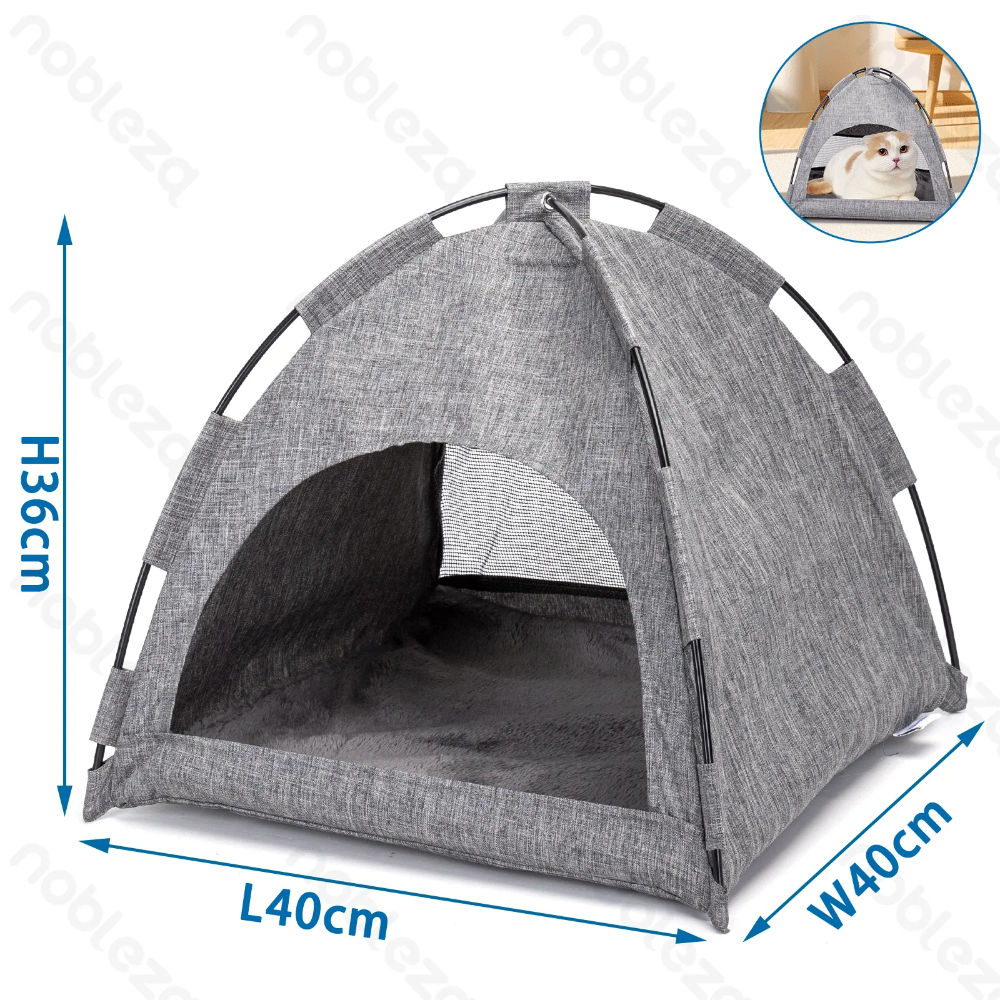 Tenda per Gatti Multiuso 40x36cm - GrigioNobleza