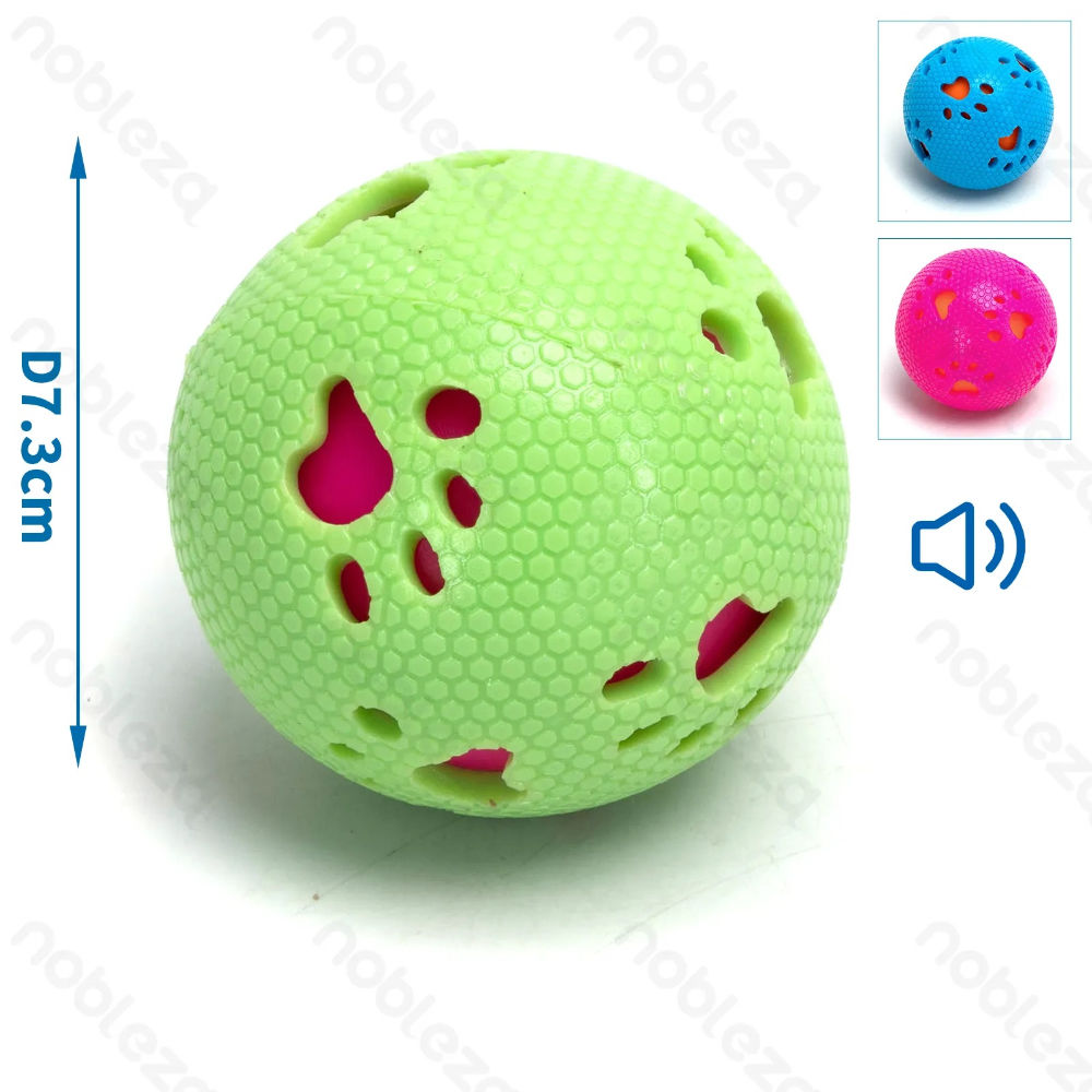 PALLINA DOPPIO STRATO SONORO - GIOCO PER CANINobleza
