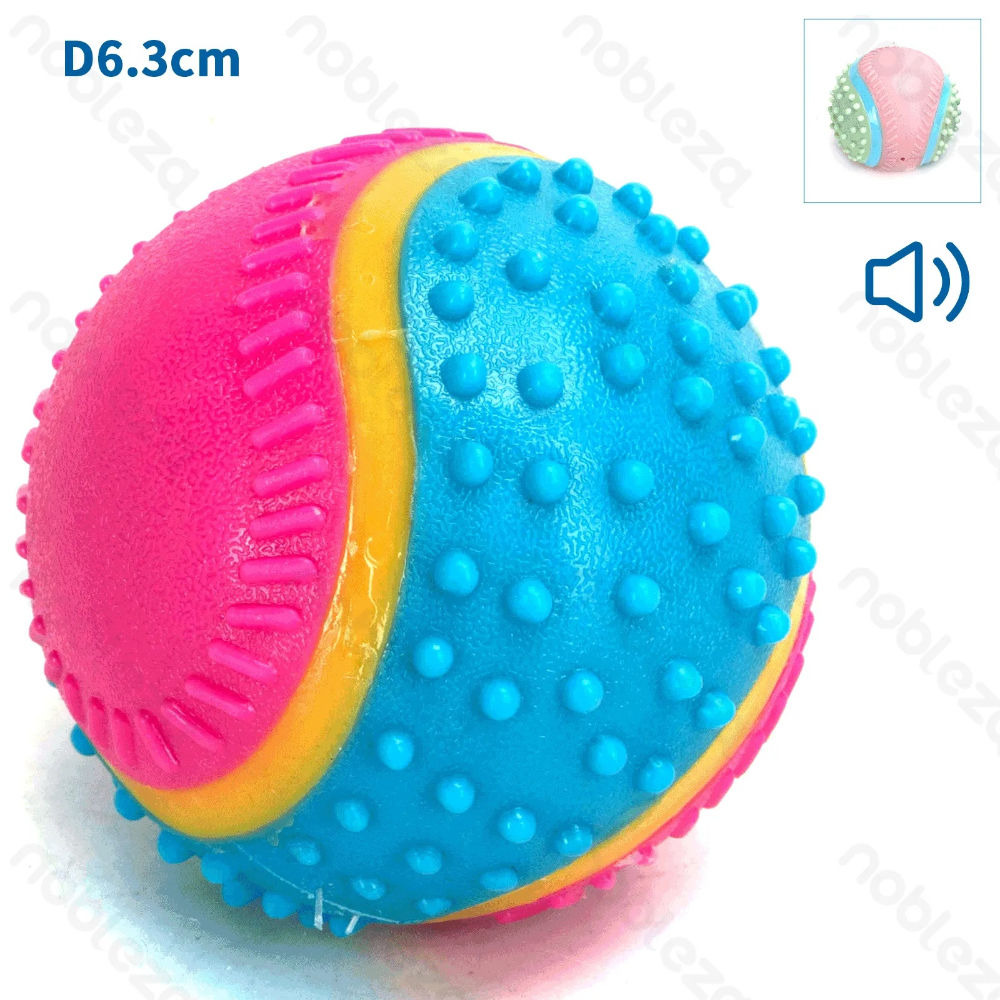 PALLINA MULTICOLOR SONORO - GIOCO PER CANINobleza