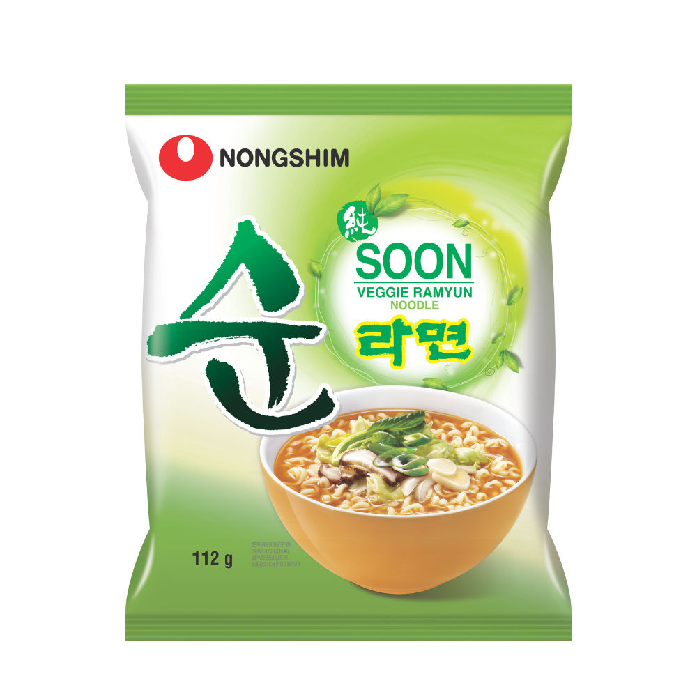 NONGSHIM VEGGIE RAMYUN VEGETARIANO 112GAsian Food