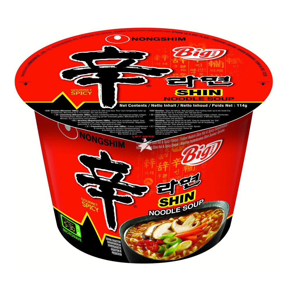 NOODLES CUP BIG SHIN 114GAsian Food