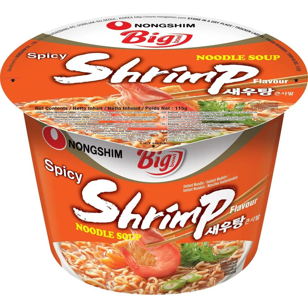 NONGSHIM NOODLES GUSTO GAMBERI 115GAsian Food
