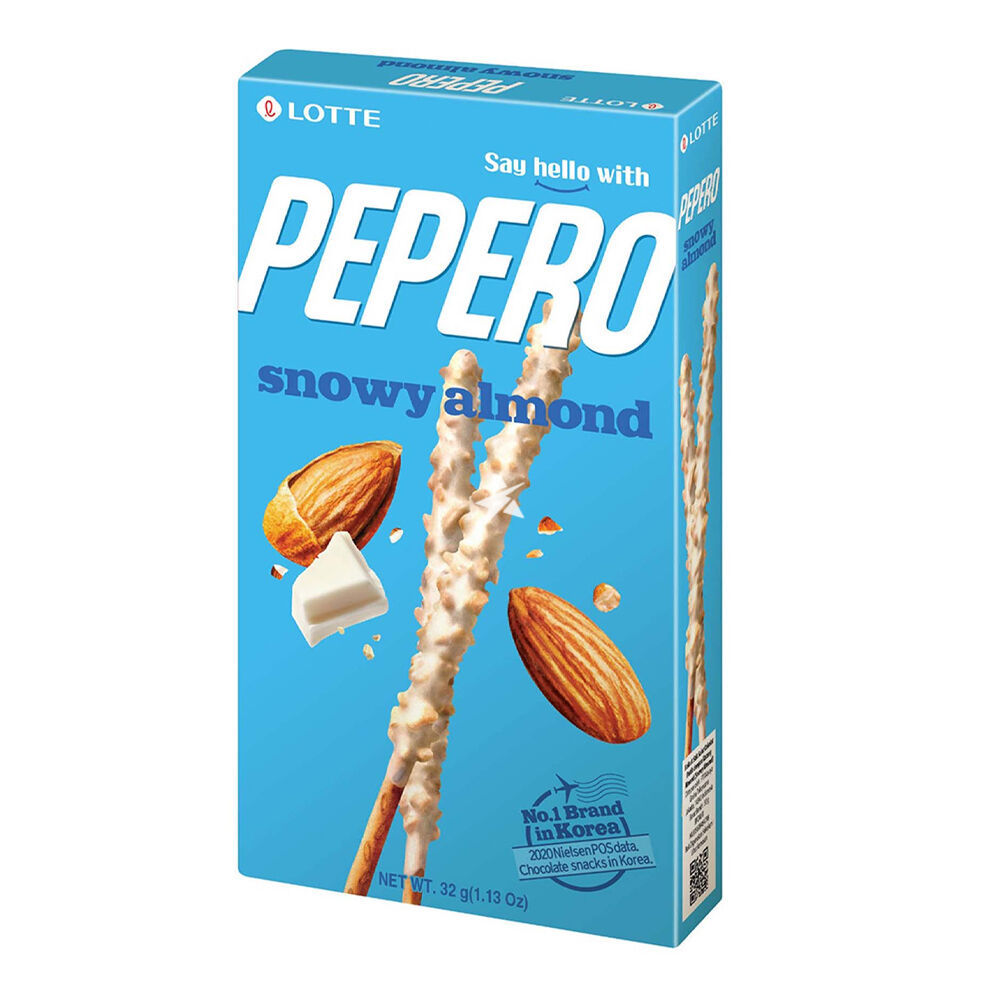 Pepero Biscotti 32g - Crema Vegetale & MandorlePepero