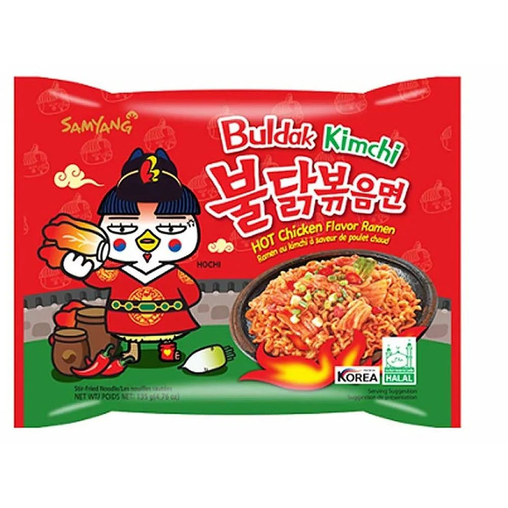 SAMYANG RAMEN - HOT CHICKEN KIMCHI 135GAsian Food