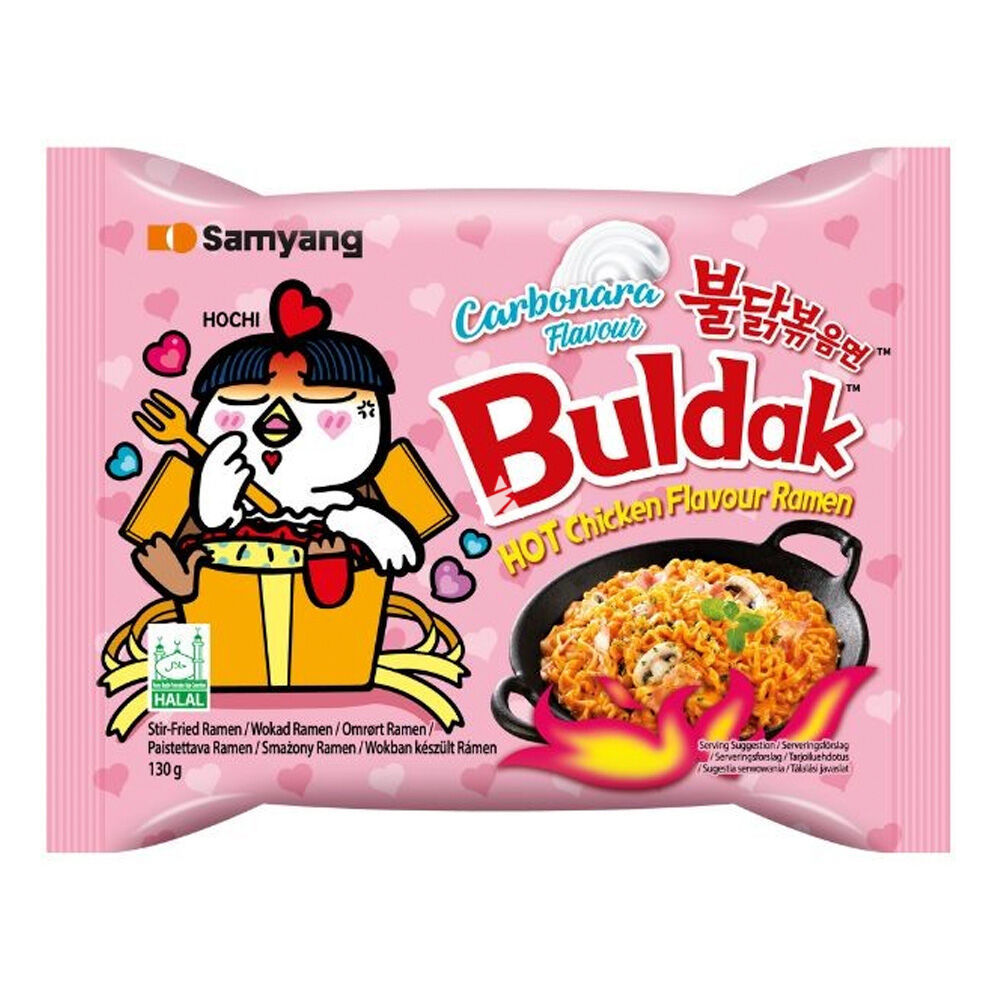 SAMYANG RAMEN HOT CHICKEN CARBONARA 140GAsian Food