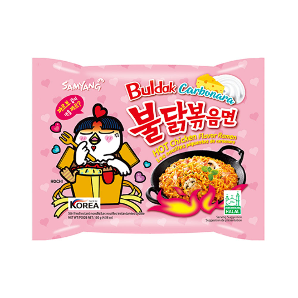 SAMYANG RAMEN HOT CHICKEN CARBONARA 140GAsian Food