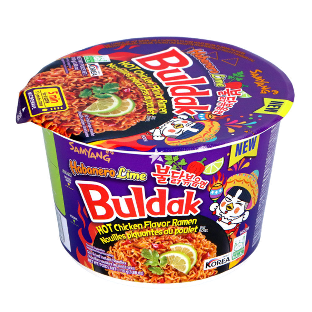 SAMYANG RAMEN HOT CHICKEN 110G HABANEROLIMEAsian Food
