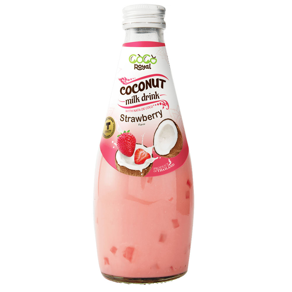 MILK DRINK AL COCCO & FRAGOLA 290MLAsian Food