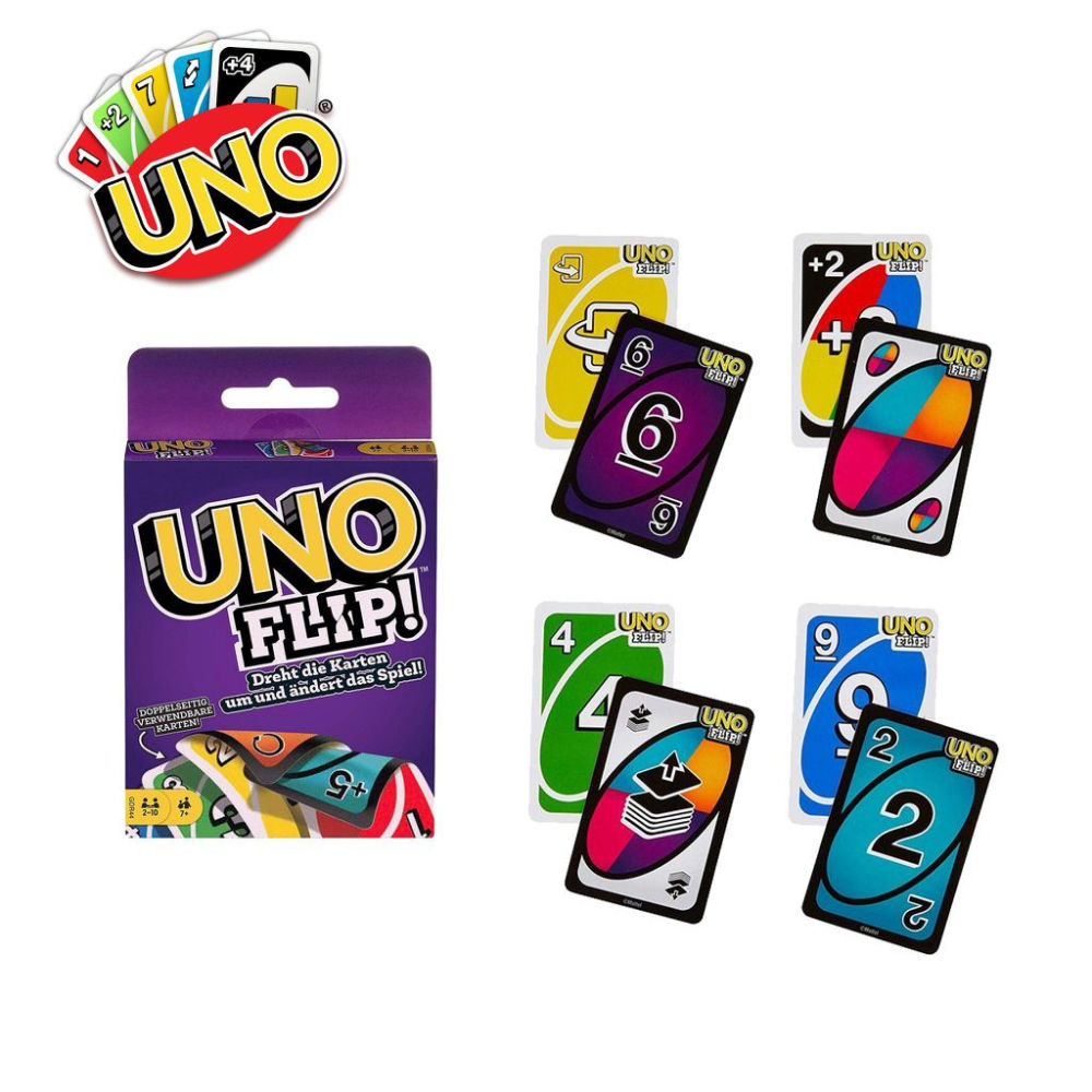CARTE DA GIOCO RAMINO UNO MATTEL FLIP ART.300178Uno