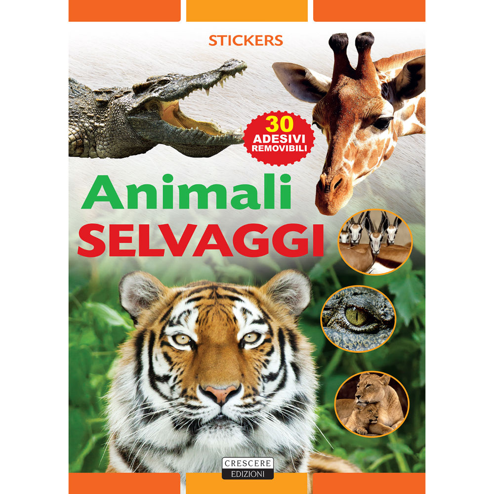 Stikers - Animali SlevaggiCrescere Edizioni