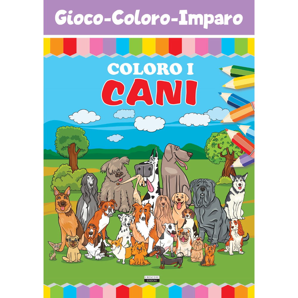 Gioco Coloro Imparo A - Coloro i CaniCrescere Edizioni