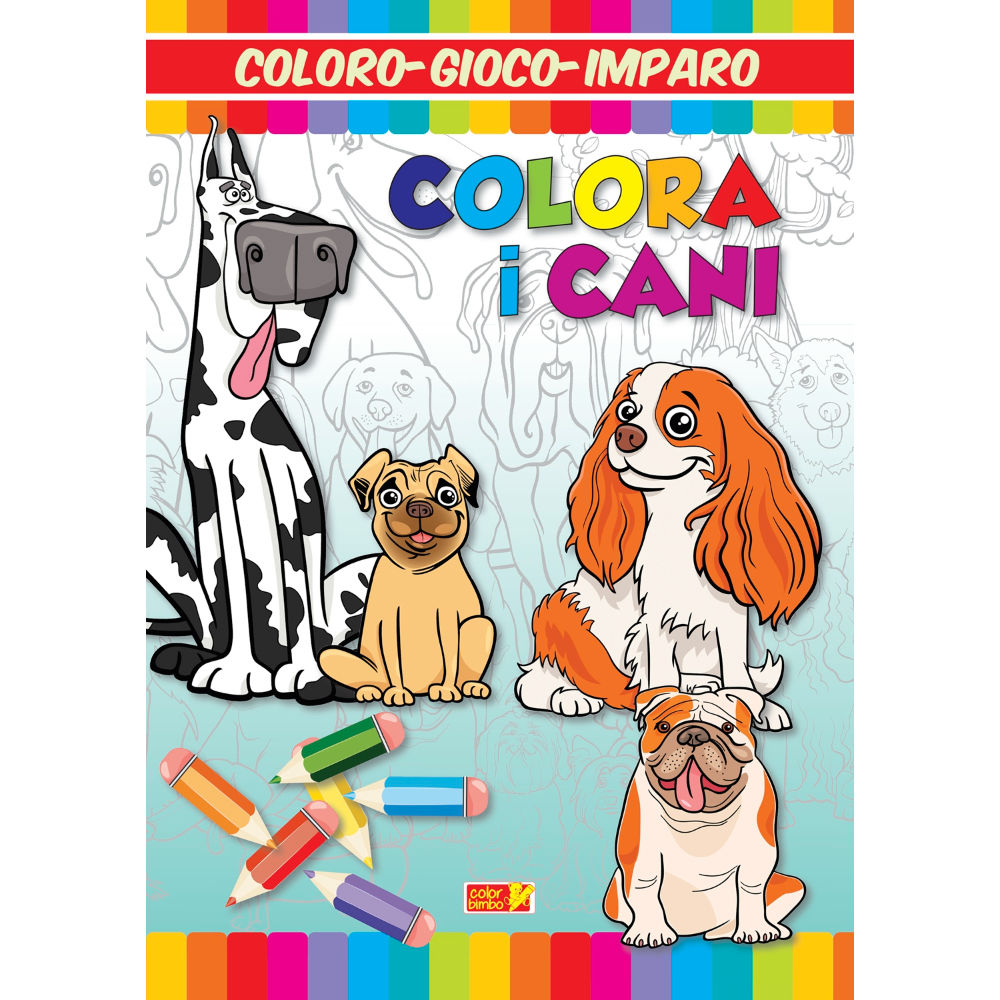 Gioco Coloro Imparo B - Coloro i CaniCrescere Edizioni